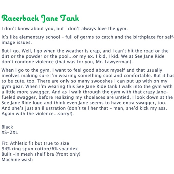 XS-2XL Shelf Bra Racerback Tank by SJR - Picture 3 of 3